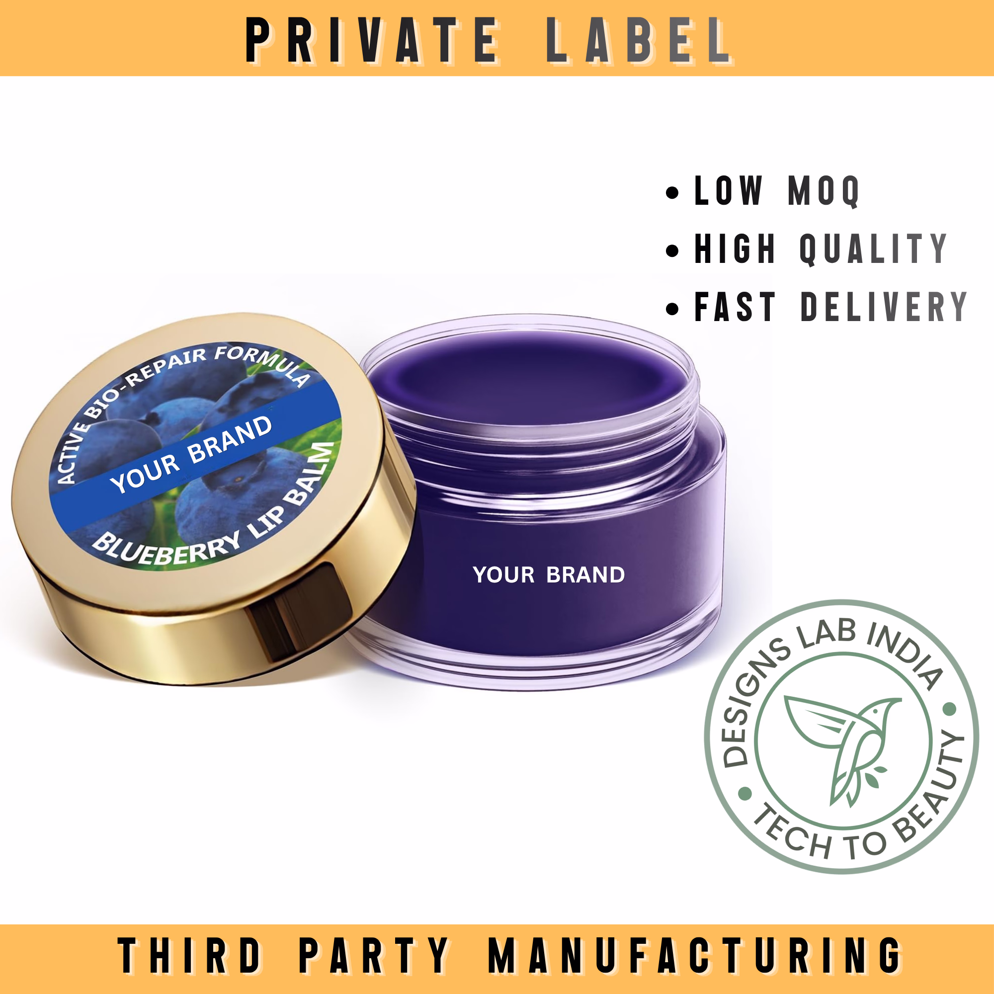 Blueberry Lip Balm